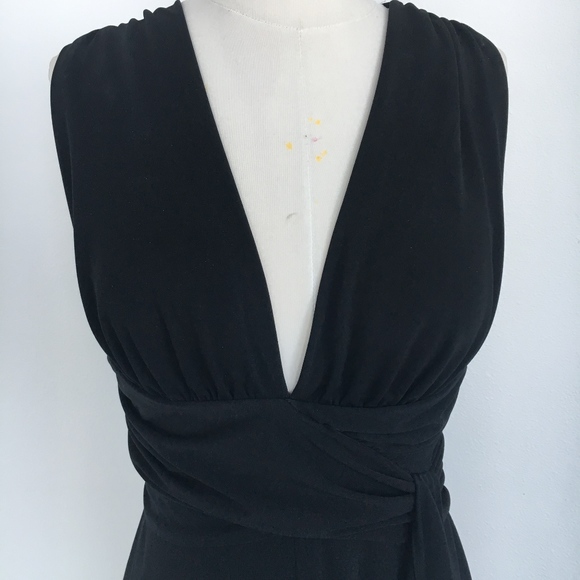 WHBM Backless Black Cocktail Dress - Picture 2 of 6